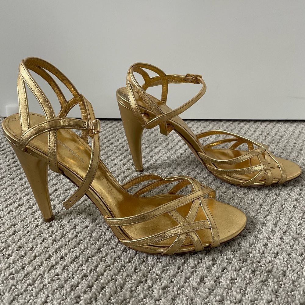 Via Spiga Metallic Sandals